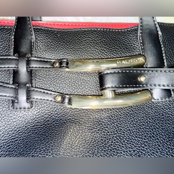 Halston ‘Tasha’ Large Tote Bag in Black - Picture 4 of 8